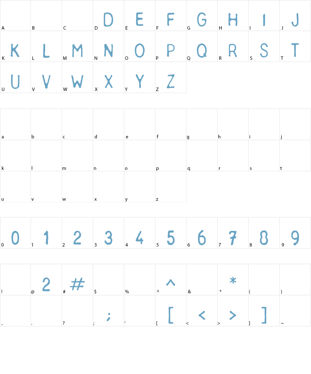 Chinese Ruler Font Character